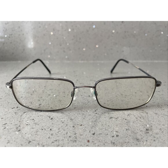 Flexon by Marchon Eyeglasses FramesONLY 646 Gunmetal Metal Full Rim 56-18-140